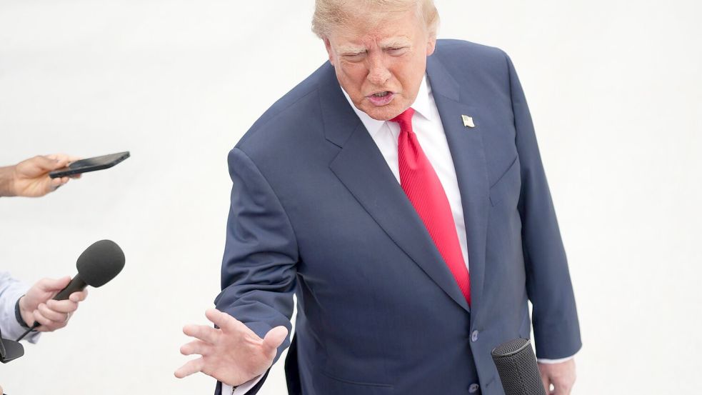 Wettert gegen den ukrainischen Präsidenten: Donald Trump. Foto: Nathan Howard/AP/dpa