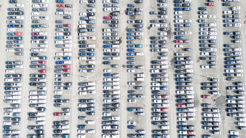 Neuwagen von Volkswagen stehen in Wolfsburg. (Symbolbild) Foto: Julian Stratenschulte/dpa