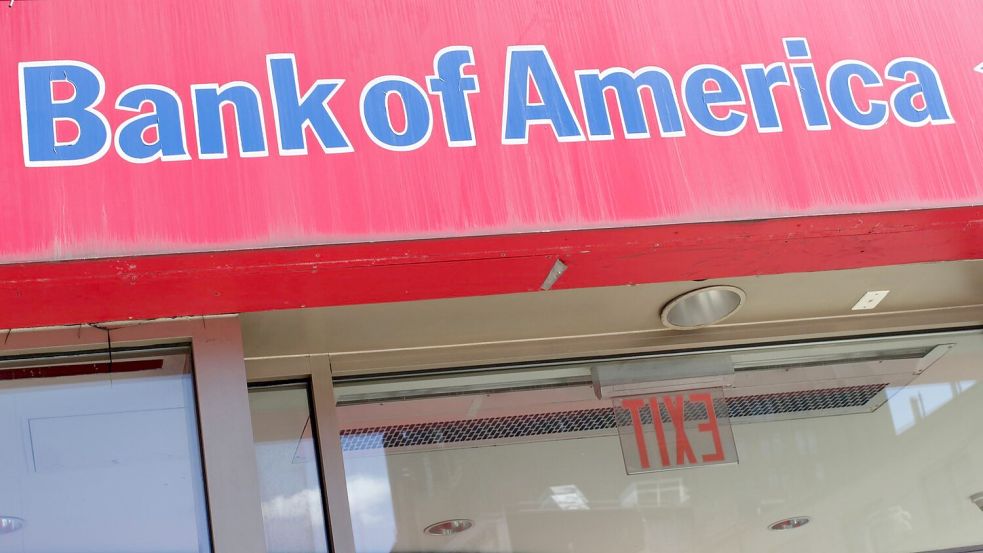 Die Bank of America ist das zweitgrößte US-Geldinstitut. (Archivbild) Foto: John Marshall Mantel/ZUMA Wire/dpa
