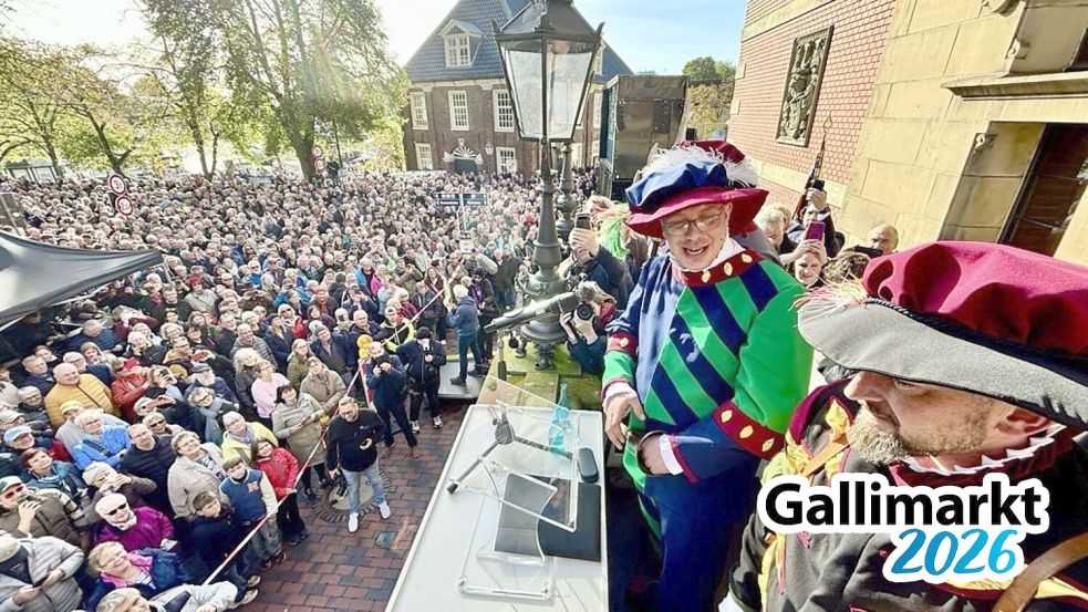 Der Gallimarkt 2026 wird eröffnet. Foto: Klaus Ortgies