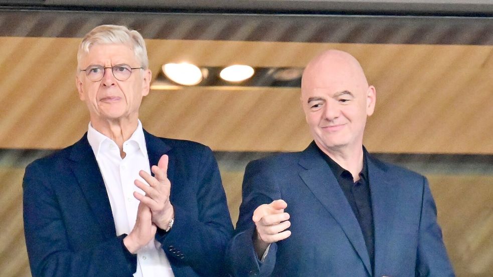 Der ehemalige Arsenal-Trainer Wenger genießt hohes Ansehen in der Fußball-Welt. (Archivbild) Foto: Sebastian Gollnow/dpa