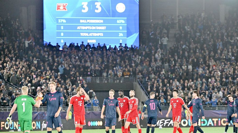 Der FC Bayern muss das nächste Frusterlebnis hinnehmen. Foto: Peter Kneffel/dpa