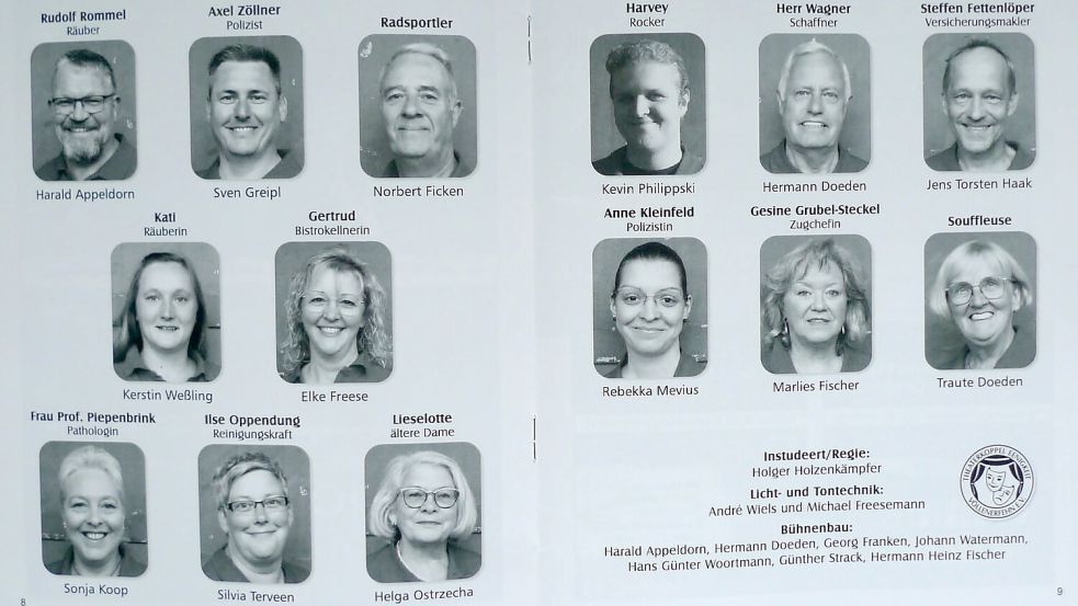 Die Theatergruppe Einigkeit Völlenerfehn tritt am Wochenende mehrfach auf. Foto: Holger Weers