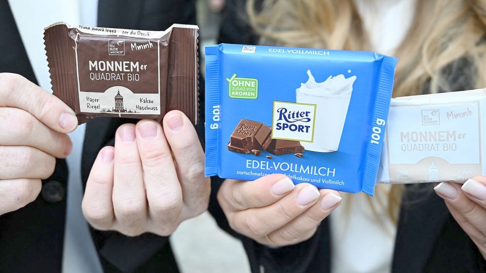 Ritter Sport kann im Markenrechtsstreit mit der Wacker GmbH aus Mannheim auf einen Sieg vor dem Oberlandesgericht Stuttgart hoffen.  Foto: Bernd Weißbrod/dpa