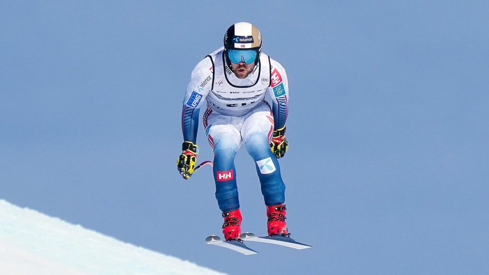 Erneut schwer verletzt: Norwegens Ski-Star Aleksander Aamodt Kilde. (Archivbild) Foto: Pier Marco Tacca/AP/dpa