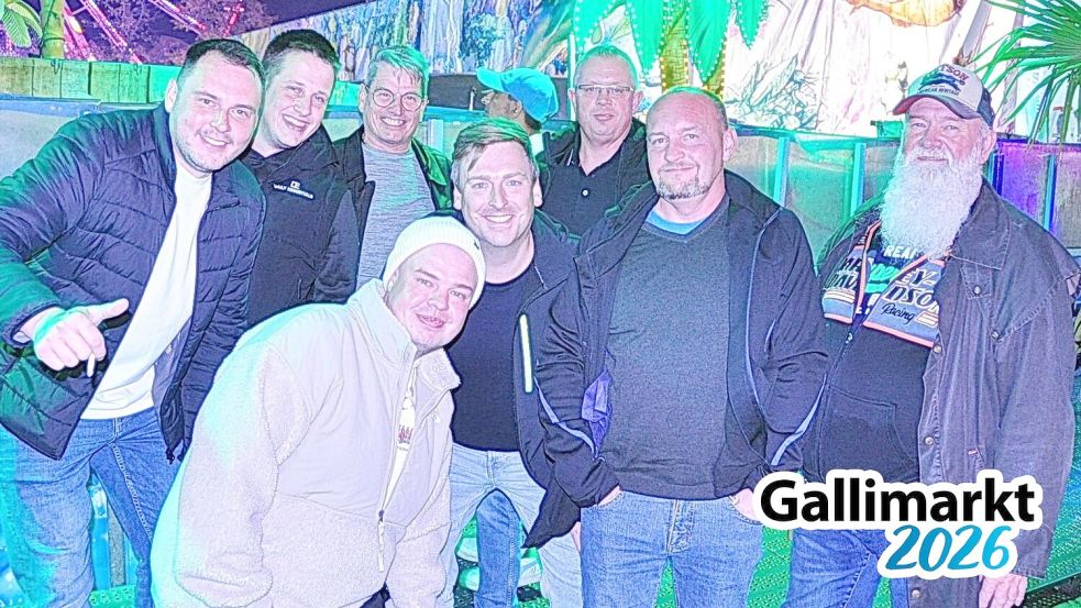 Auch diese Gruppe besuchte gemeinsam den Gallimarkt. Foto: Bodo Wolters