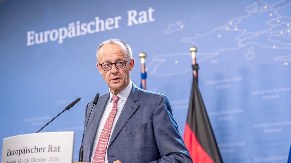 Kanzler Merz in Brüssel: „Ich fahre zurück nach Deutschland mit dem guten Gefühl, Europa ist handlungsfähig, außenpolitisch, wirtschaftspolitisch. Wir gehen den richtigen Weg.“ Foto: Michael Kappeler/dpa