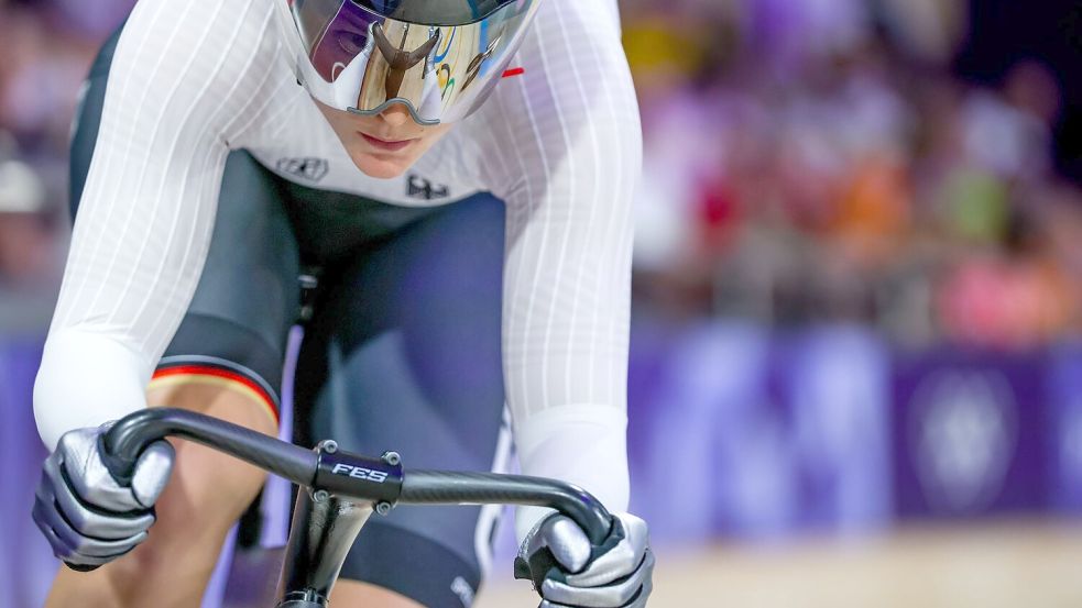 Holte Silber im Keirin: Lea Sophie Friedrich (Archivbild) Foto: Jan Woitas/dpa