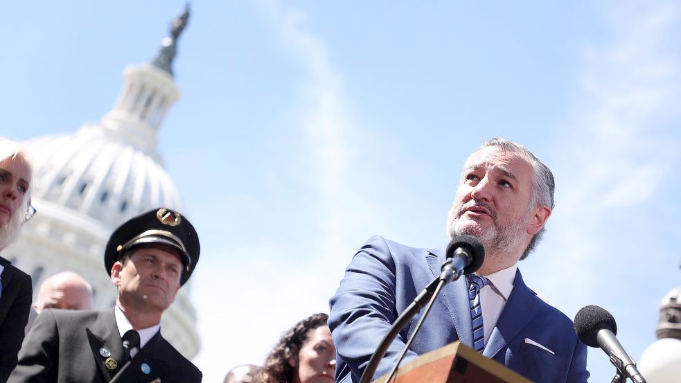 Der republikanische Senator Ted Cruz erklärte, das Vorgehen von Trump sei ein „Fehler“. Foto: IMAGO/Gent Shkullaku