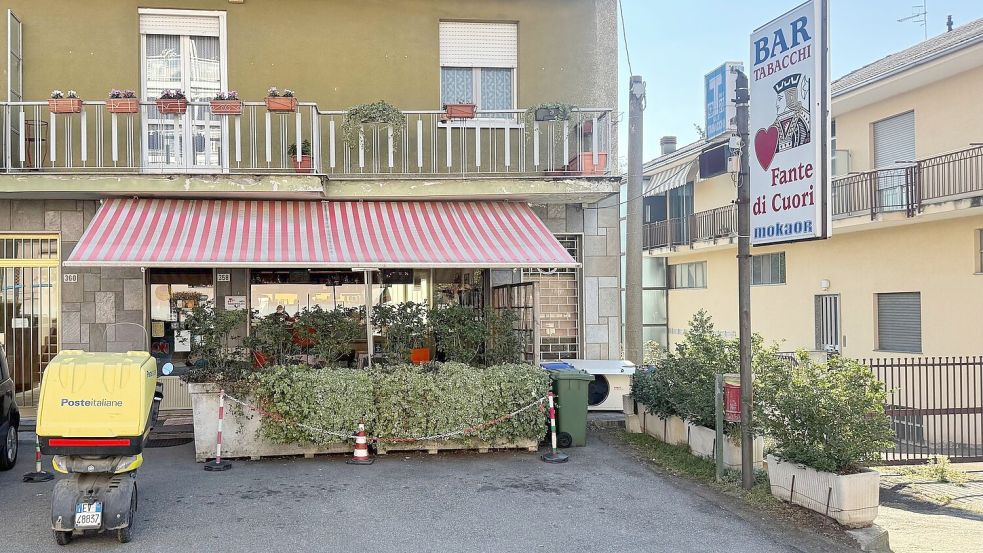 Das „Fante di Cuori“ ist eine von etwa 150.000 Kaffeebars in Italien. Foto: Christoph Sator/dpa