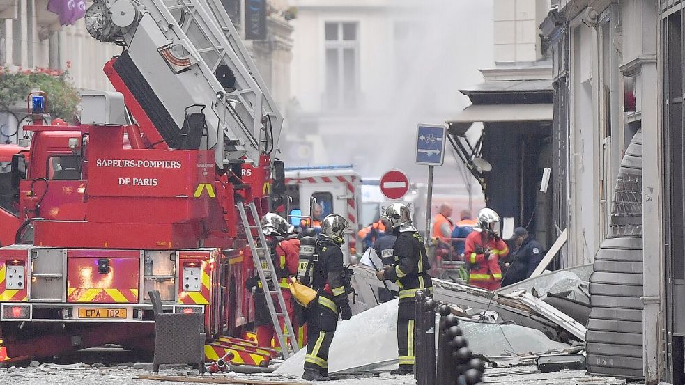Die verheerende Explosion in der Rue de Trévise wird vor Gericht aufgearbeitet. (Archivbild) Foto: Chen Yichen/XinHua/dpa