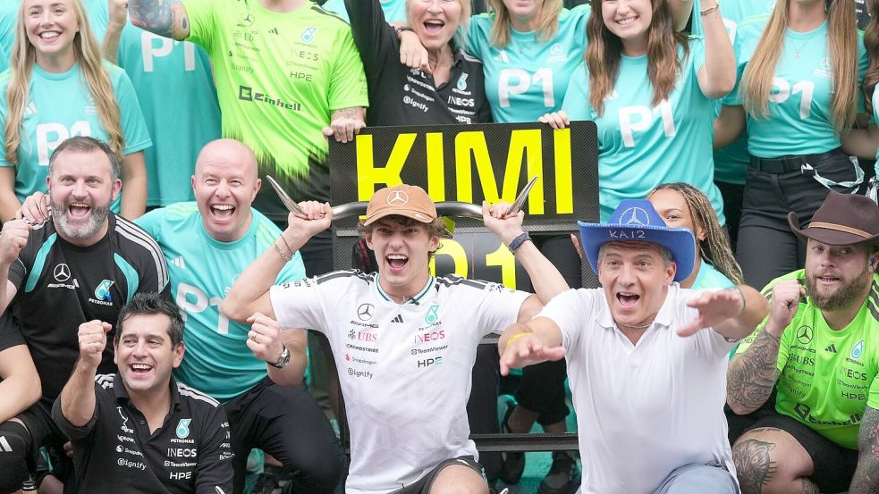 Nur zwei Punkte fehlen noch zum WM-Titel.  Foto: Eric Gay/AP/dpa
