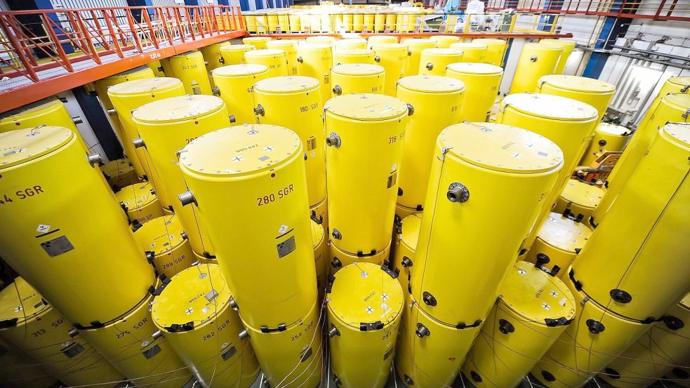 Der deutsche Atommüll wird derzeit nur zwischengelagert. Die Endlagersuche soll diesen Zustand beenden. (Archivbild) Foto: Andreas Endermann/dpa
