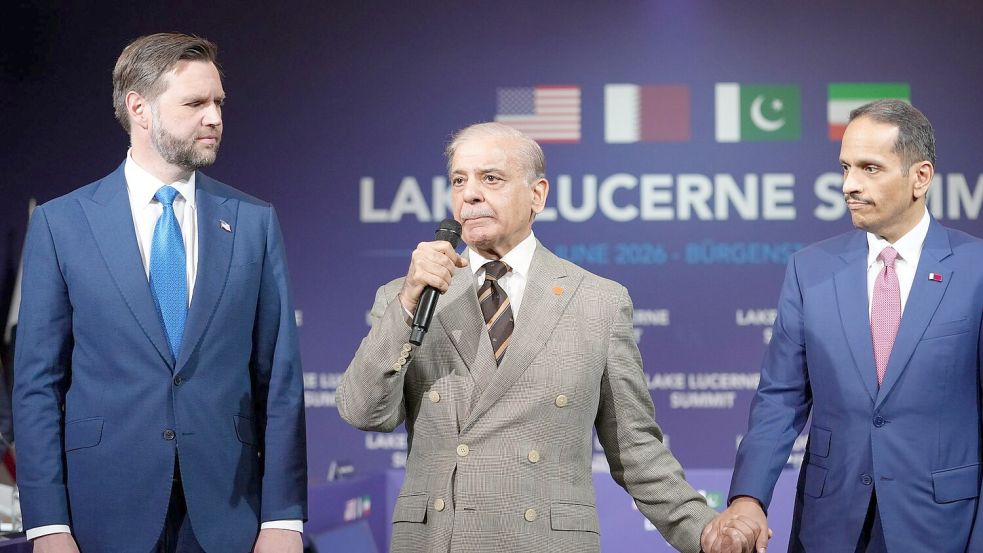 US-Vizepräsident Vance soll sich an den iranischen Sicherheitsrat gewandt haben. (Archivbild) Foto: Nathan Howard/Pool Reuters/AP/dpa