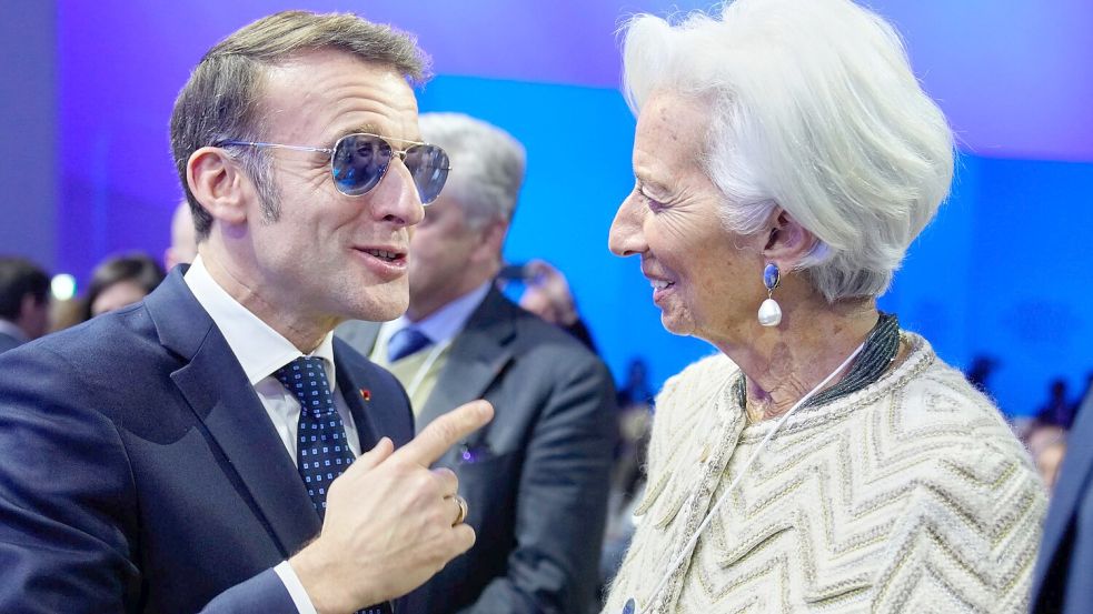 Der Abtritt von Lagarde hat wohl auch politische Gründe, denn auf Frankreichs Präsident Emmanuel Macron könnten Rechtspopulisten folgen (Archivbild) Foto: Markus Schreiber/AP/dpa
