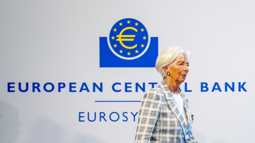 EZB-Präsidentin Christine Lagarde will die Notenbank Anfang Februar 2027 verlassen - fast neun Monate vor Ablauf ihrer achtjährigen Amtszeit. Foto: Andreas Arnold/dpa