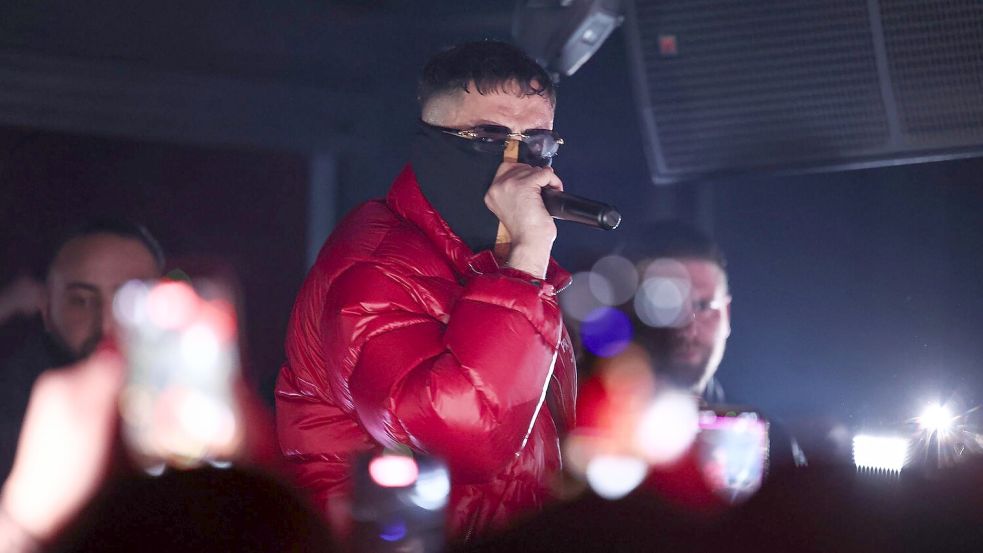 Der Rapper Haftbefehl. (Archivbild) Foto: Hannes P. Albert/dpa