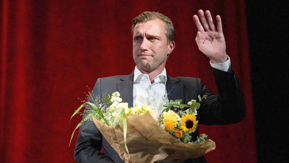 Nachfolger gefunden: Markus Krösche bei seinem Abschied von der Eintracht. (Archivbild) Foto: Florian Wiegand/dpa