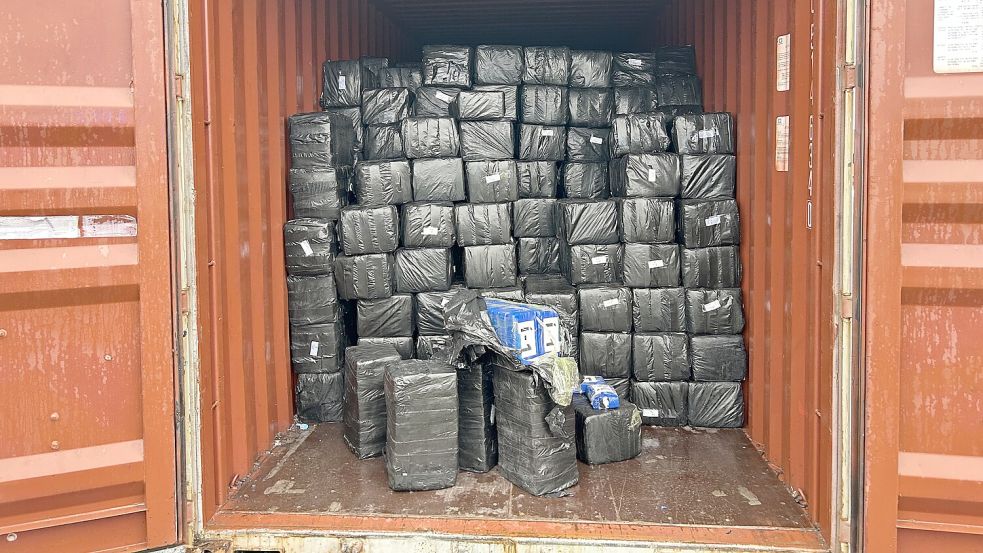 Wilhelmshaven: Eight tons of cocaine discovered in shipping container