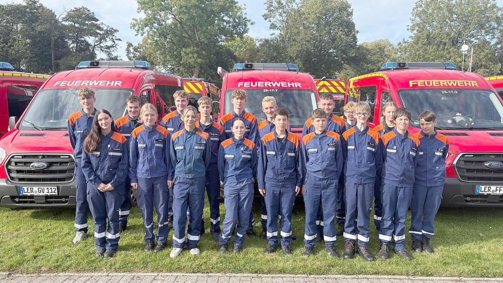 Fire Department: Young recruits from Westoverledingen and Rhauderfehn ...