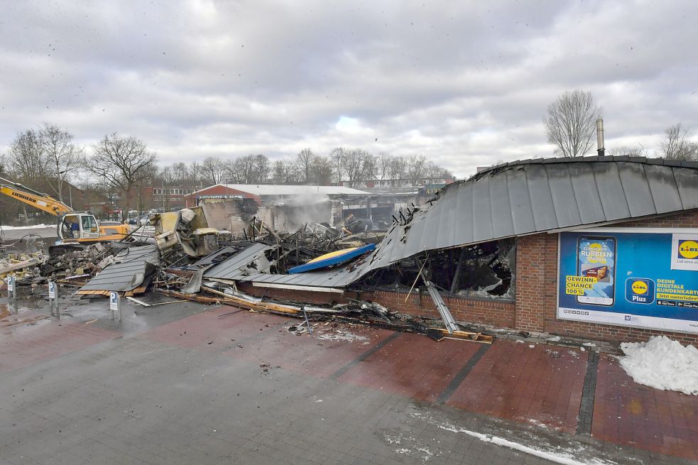Millionenschaden bei Brand einer LidlFiliale in Aurich GeneralAnzeiger
